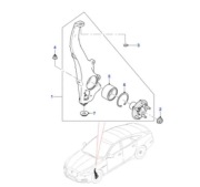 Zwrotnica  X351 3.0 SC AWD DW93-3k186-CA