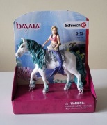 Schleich bayala syrena Gabriella na koniu figurka model wycofany