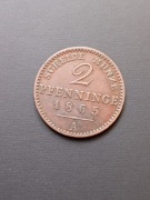 2 Pfenninge 1865 A