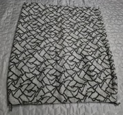 Spódnica koloru szarego ze wzorem geometrycznym rozmiar 56.