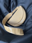 Torebka skórzana Fabiola Freya S beżowa