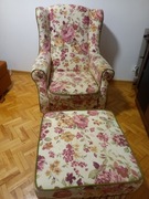 Fotel z otwieranym podnóżkiem