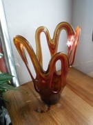 Niesamowity duży wazon szkło artystyczne  ZOBACZ KONIECZNIE