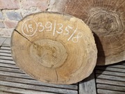 ORZECH CZARNY Amerykański 39/35/8 cm Wysuszony Blat Plaster Drewna Stolik