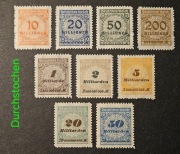 *** NieStempLoWane *** Deutsche Reich *** Serie *** 26