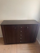 Zestaw mebli do pokoju, komoda, szafka TV, półka wisząca