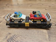 Lego train pociag 9v  wagon samochodowy 2126 