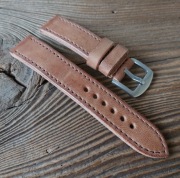 Pasek do zegarka 20 mm handmade skóra naturalna