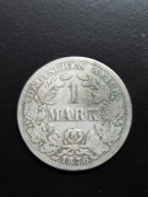 Niemcy 1 marka 1876 rok ( A )