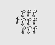 Klipsy do herbat i innych suchych artykułów do opakowań 10 sztuk, Druk 3D