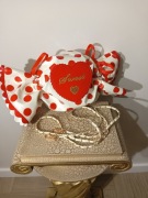 Niespotykana torebka cukierek czerwona studniówka sylwester