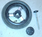 Koło tylne z opona i dętka, Chipolino Podwójny rower trójkołowy Hip Hop,