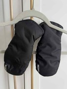 Rękawiczki rękawice dziecięce czarne narciarskie WEDZE 100 jednopalczaste