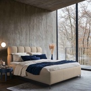 Nowe Łóżko tapicerowane NOVU 160x200 z pojemnikiem