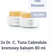 2 x Dr. C. Tuna Calendula kremowy balsam 80 ml