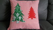 poduszka świąteczna 45cm x 45 cm handmade