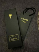 Pudełko Prezentowe z Kwiatem Róży z Foli