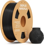 DEEPLEE Szybki filament PLA Plus 1,75 mm do 600 mm/s 1kg Czarny 