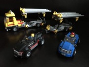 Laweta Transporter z samochodami