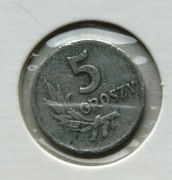 5 groszy 1958 Stan !! w holderze Wyprzedaż 