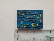 Magnes na lodówkę - 985f. CABO VERDE Mapa