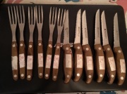 Zestaw 6 widelców I noży piłkowanych HERZOG