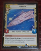 Star Wars Unlimited LAW Liberty Draw Their Fire (Legendary)