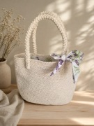 Torebka szydełkowa Jasna na lato #dzieńmamy #handbag #Torebka 