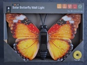 Motyl kinkiet lampka solarny 