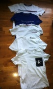 CALVIN KLEIN HILFIGER 5 szt T-shirt dla chlopca 164/170 cm XS/S 
