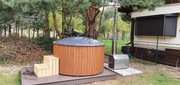 Balia ogrodowa 2m hot tub piec zewnętrzny masaż spa
