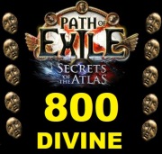 800 DIVINE ORB PATH OF EXILE POE SECRETS OF THE ATLAS MERCENARIES NOWA LIGA