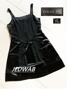 Tricot Silk boska jedwabna sukienka w czerni r.XL
