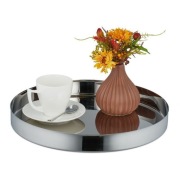 Taca do serwowania ze stali nierdzewnej w kolorze srebrnym Nr 26