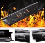 4x OSŁONA PALNIKA GRILLA GAZOWEGO NIERDZEWNA AROMATYZER ZESTAW 371X108 MM