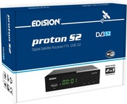 EDISION PROTON S2 Full HD Odbiornik satelitarny DVB FTA  USB HDMI SCART PVR