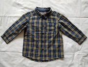 Bawełniana koszula chłopięca w kratkę r. 92. H&M