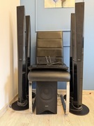 Kino domowe Sony – 6 głośników, Blu-ray, pilot – stan bdb