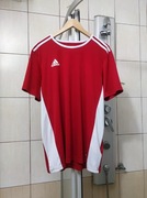 bluzka koszulka XXL sportowa Adidas running czerwona ciemna do biegania