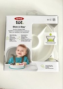 OXO Talerzyk Dzielony z Silikonową Przyssawką Grey