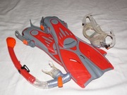 Płetwy paskowe 32-37 maska i fajka