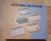 Kalkulator Mechaniczny Biurowy Szkolny 12 Cyfrowy Biały Decklit JN - 800