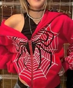 Ciepla bluza z kapturem, bluza z zamkiem błyskawicznym