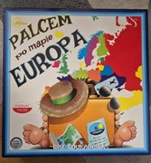 Gra edukacyjna "Palcem po mapie Europa", 2-4 graczy, powyzej 7 lat