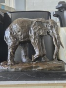 Okazja antyk słoń sygnatura brąz autor Miguel Fernando Lopez Milo