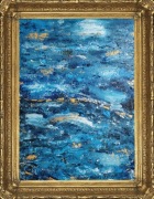 Obraz Abstrakcja "Living on the Island.." 50x70cm