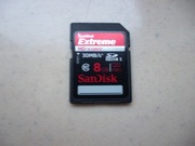 Karta pamięci SDHC SanDisk Extreme 8 GB klasa 10 30MB/s