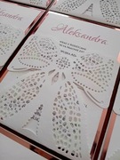 Eleganckie zaproszenia chrzest/ślub/komunia/uroczystosc - personalizacja