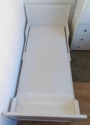 Ikea Sundvik łóżko rozsuwane białe 80 x 200 cm