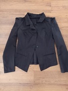 Czarna Marynarka Żakiet